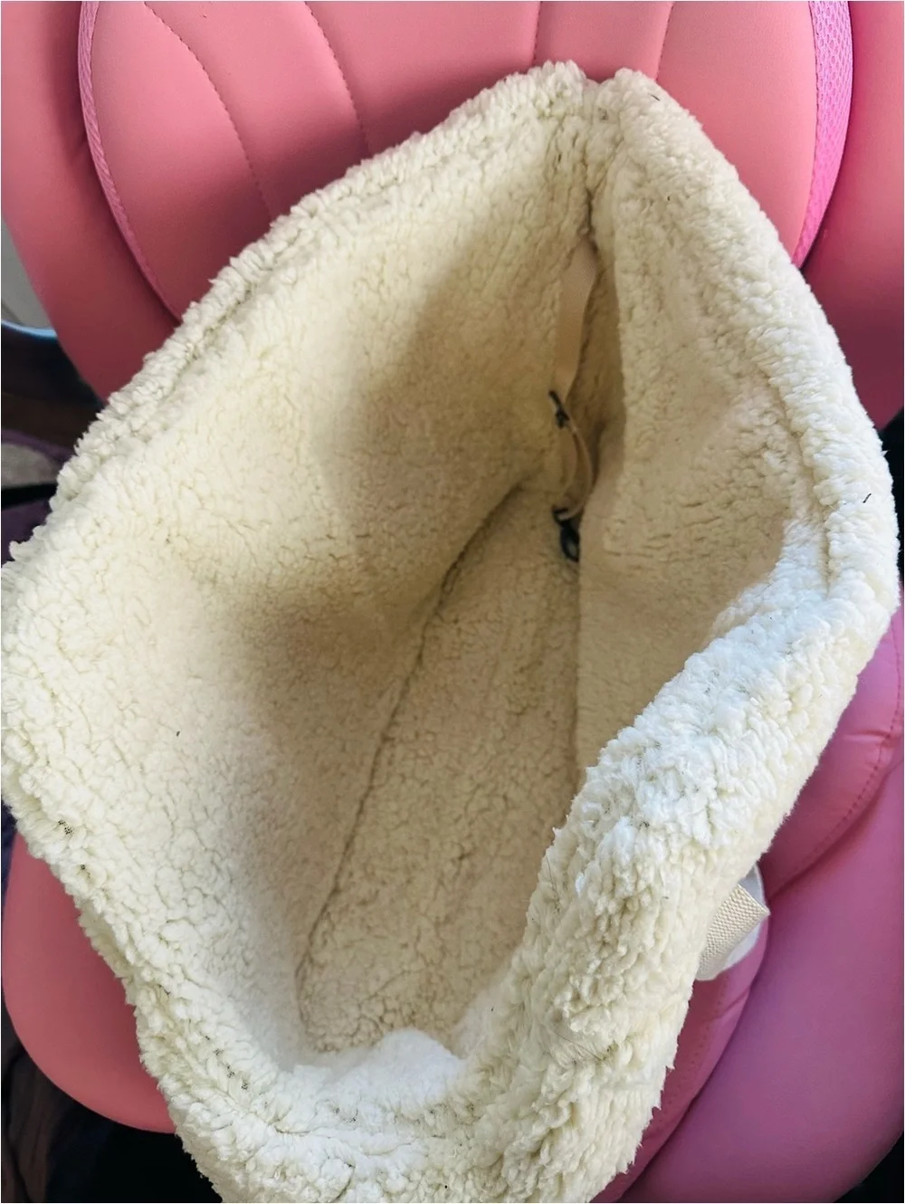 Sherpa Luxe Fashionable Plush-Lined Tote
